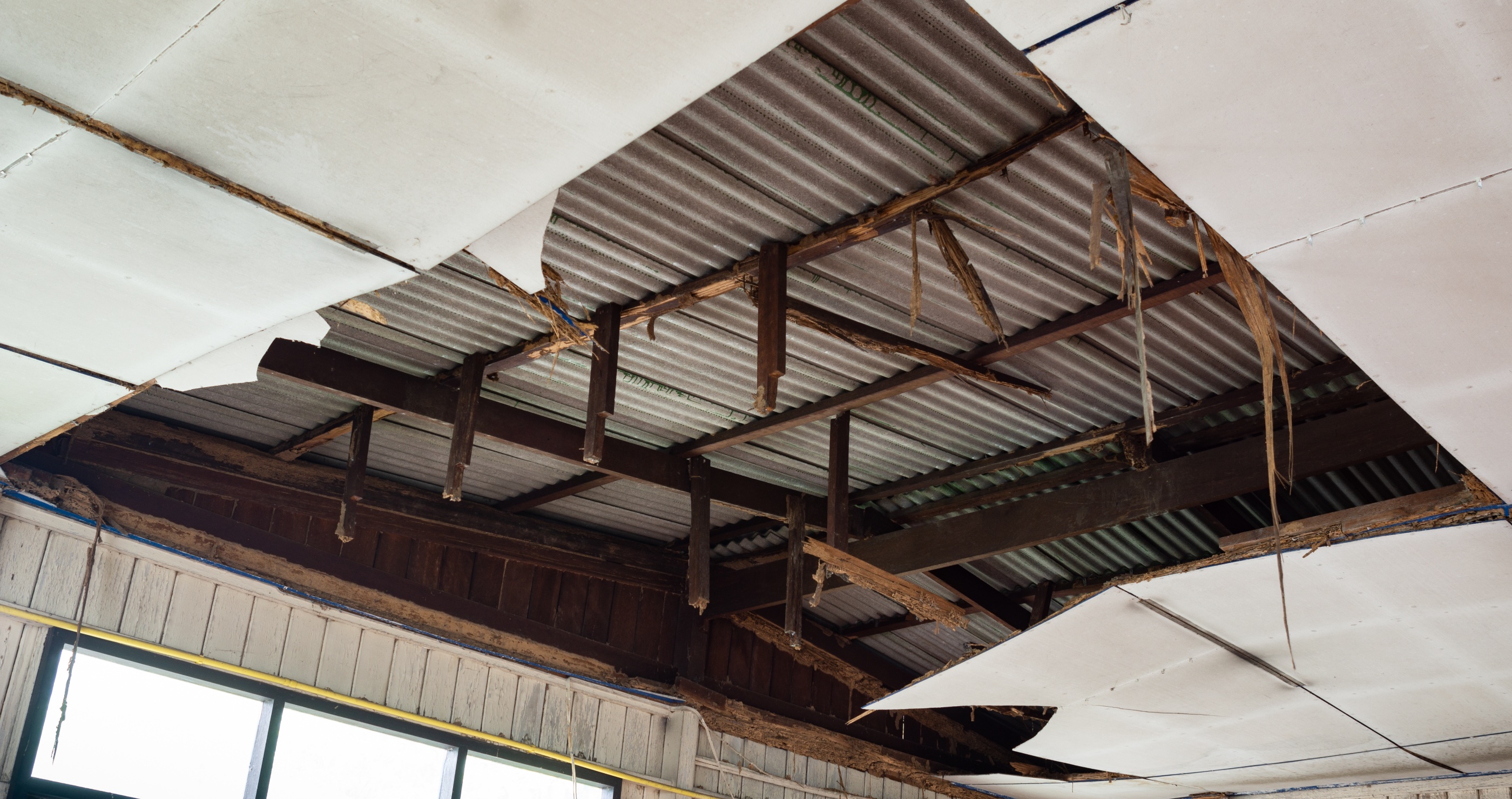 Tourist Wakes To Find Hotel Room Ceiling Collapsing In The Middle Of The Night