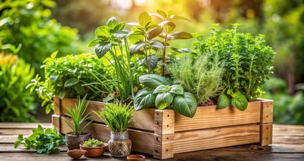 homesteading with kids grow your own herbs