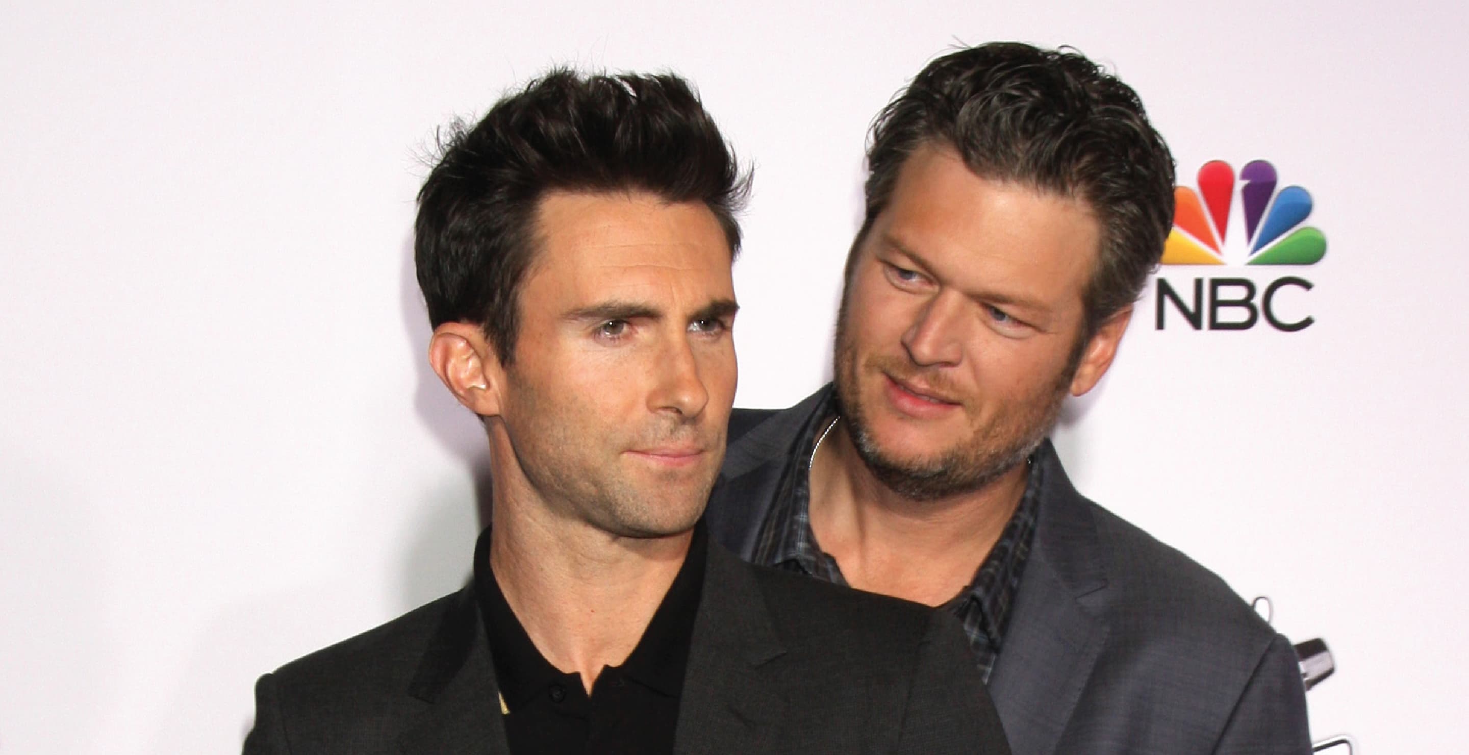 Adam Levine and Blake Shelton