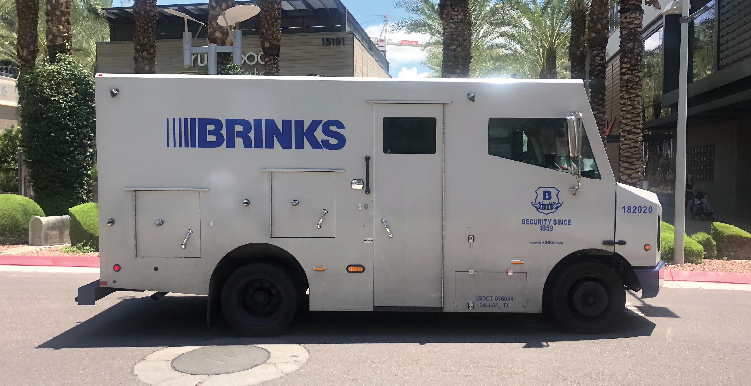 Brinks Home Security Company Armored Truck