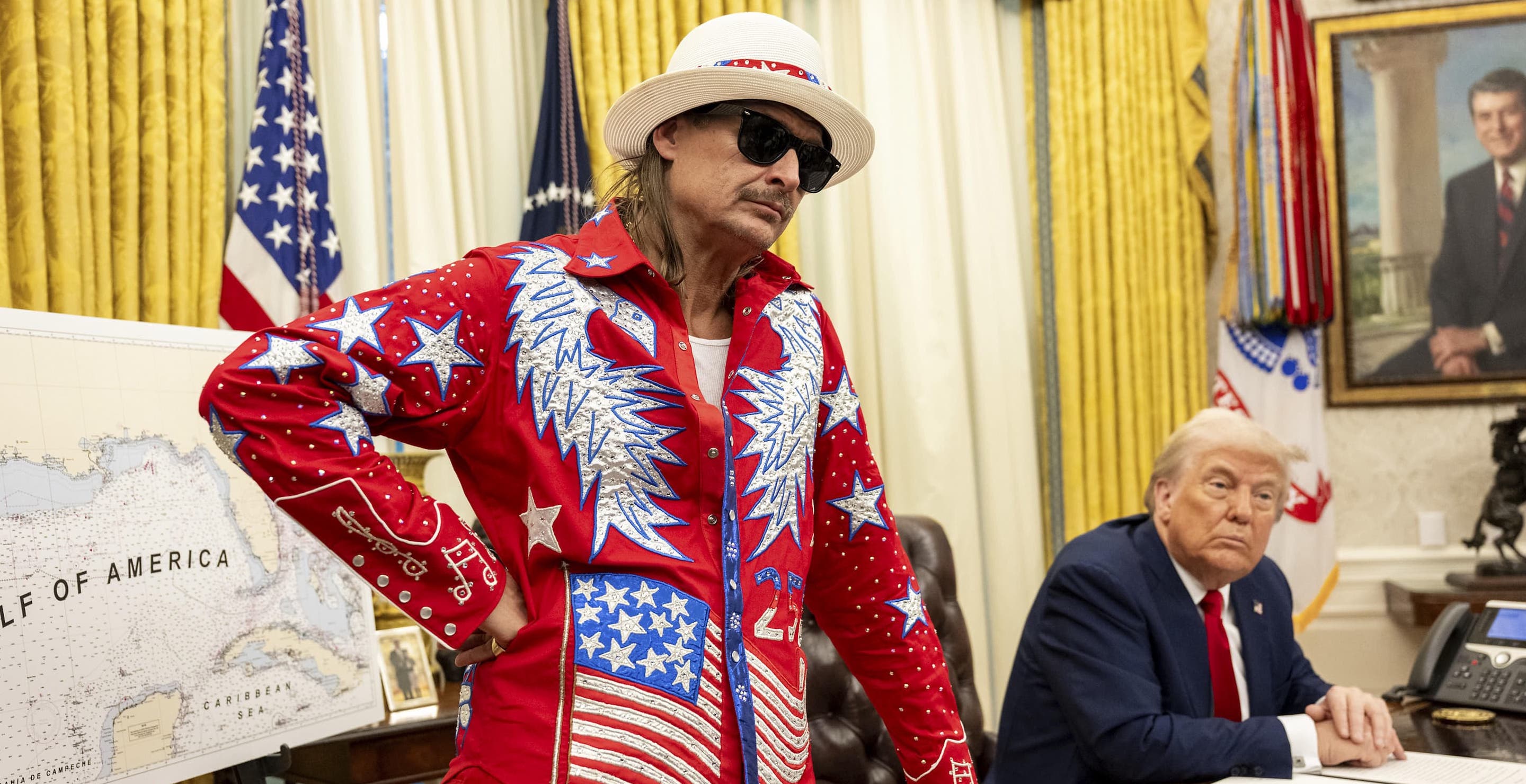 Kid Rock Outraged at Media for Not Covering His Dinner With Donald Trump & Bill Maher, Nashville