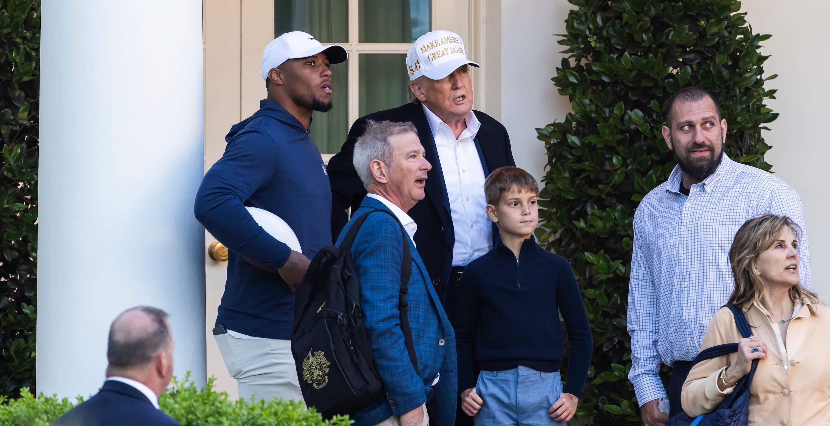 NFL Star Saquon Barkley Trashes Critics After Golf Trip With President Donald Trump