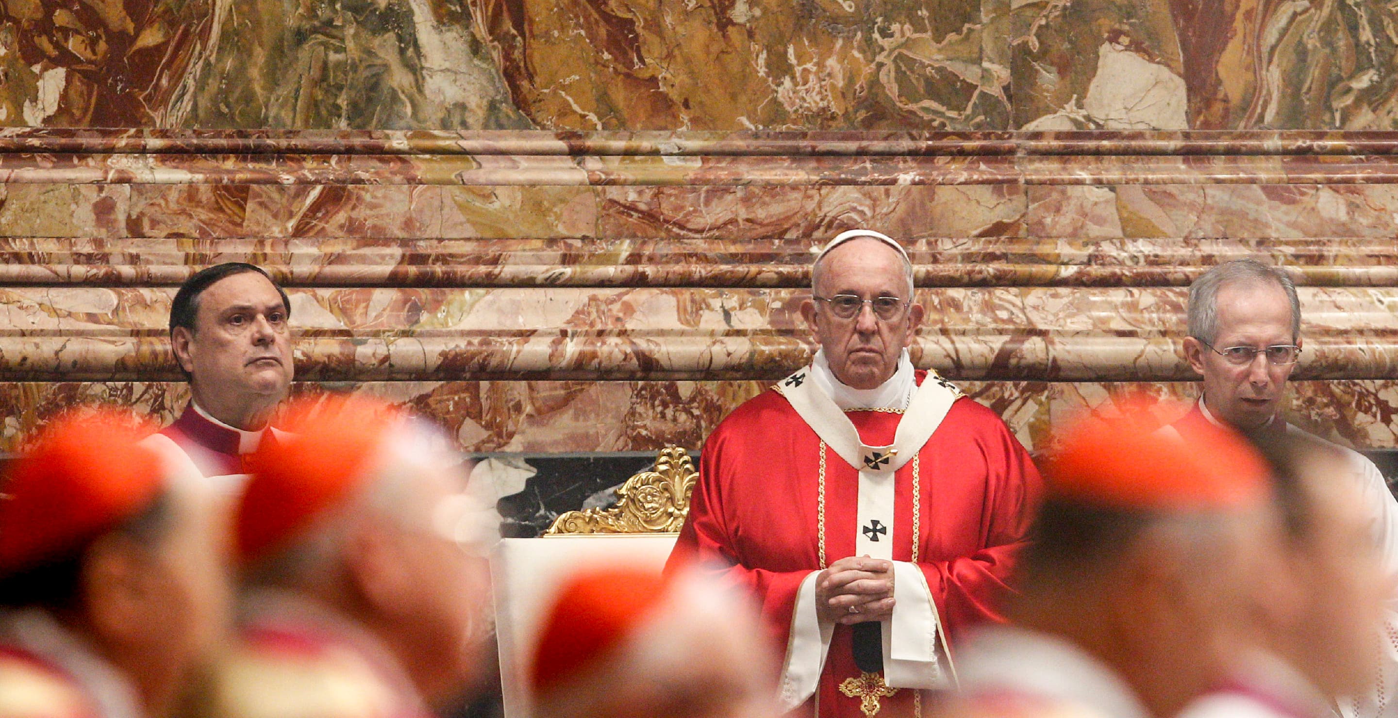 Pope Francis And Cardinals