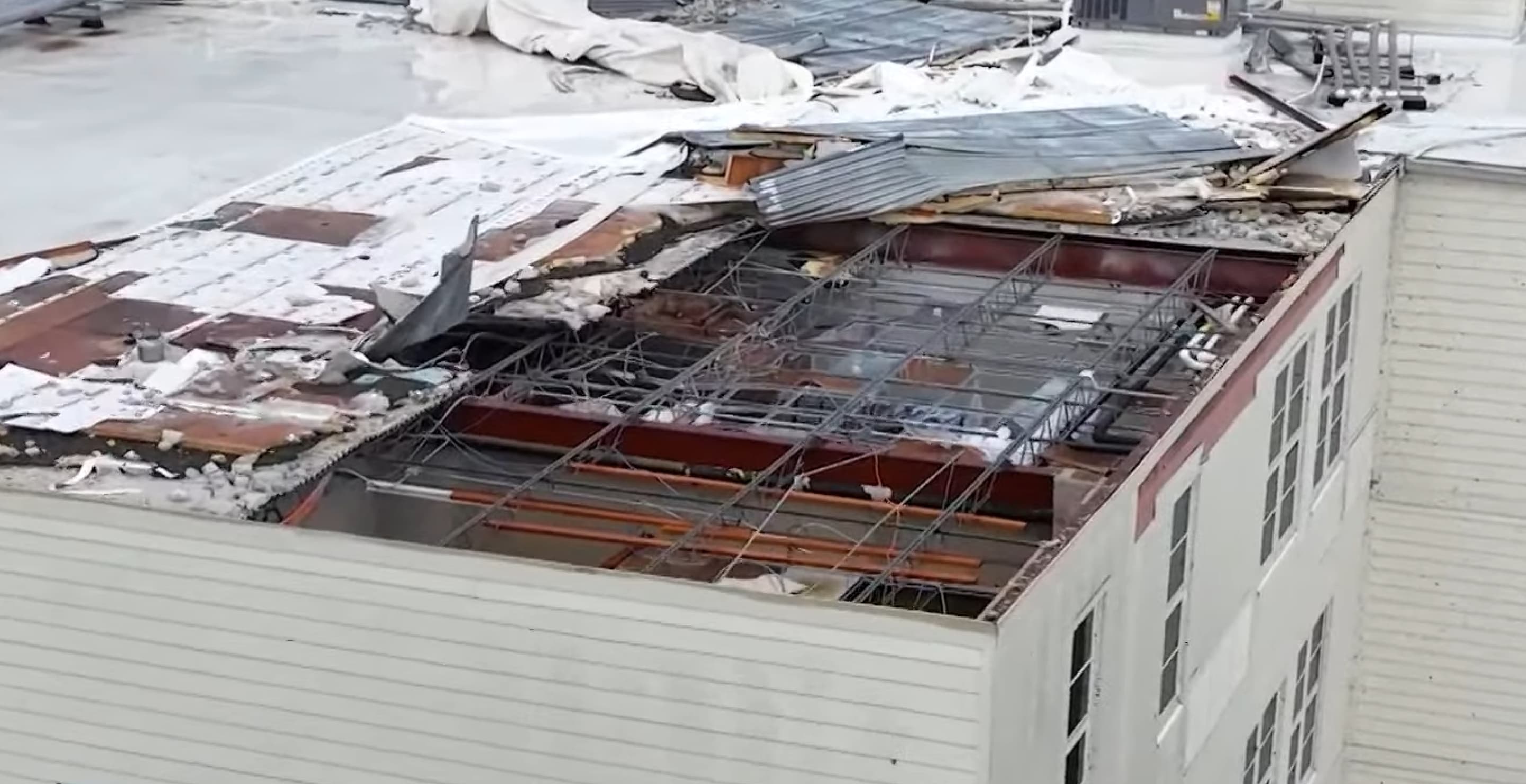 Prep School Roof Tornado