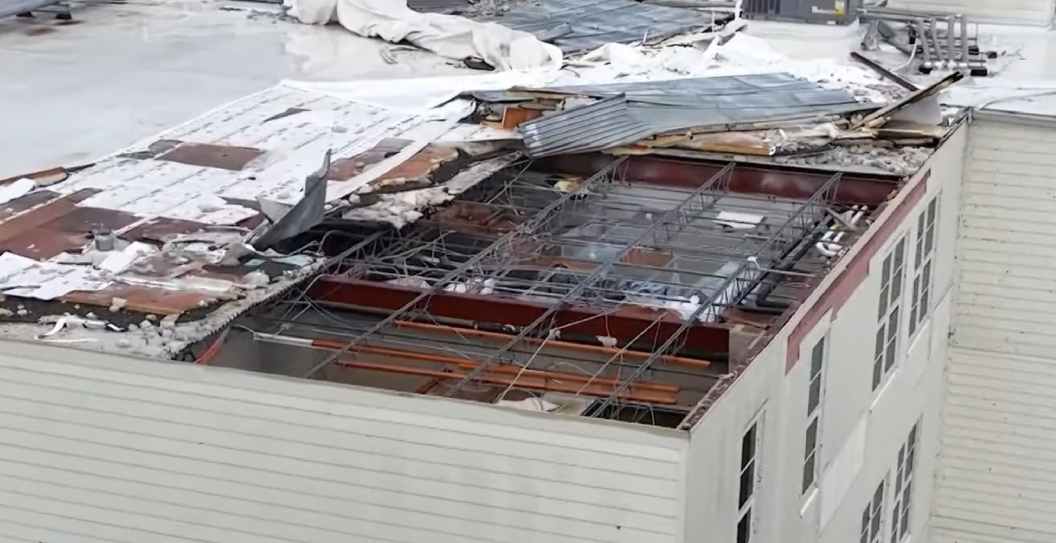 Prep School Roof Tornado