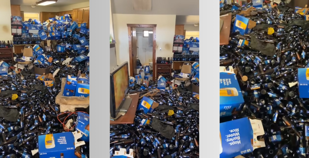 Someone Packed Their Entire Apartment With Bud Light Bottles, And I'm Just As Horrified As The Landlord