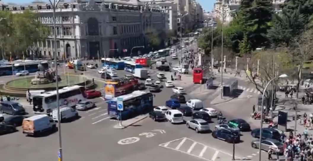 Spain Traffic Power Outages