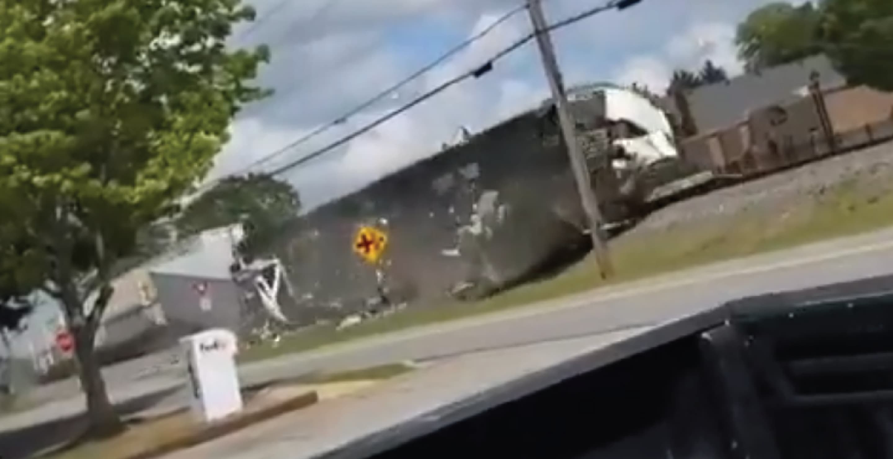 Train And Tractor-Trailer Crash