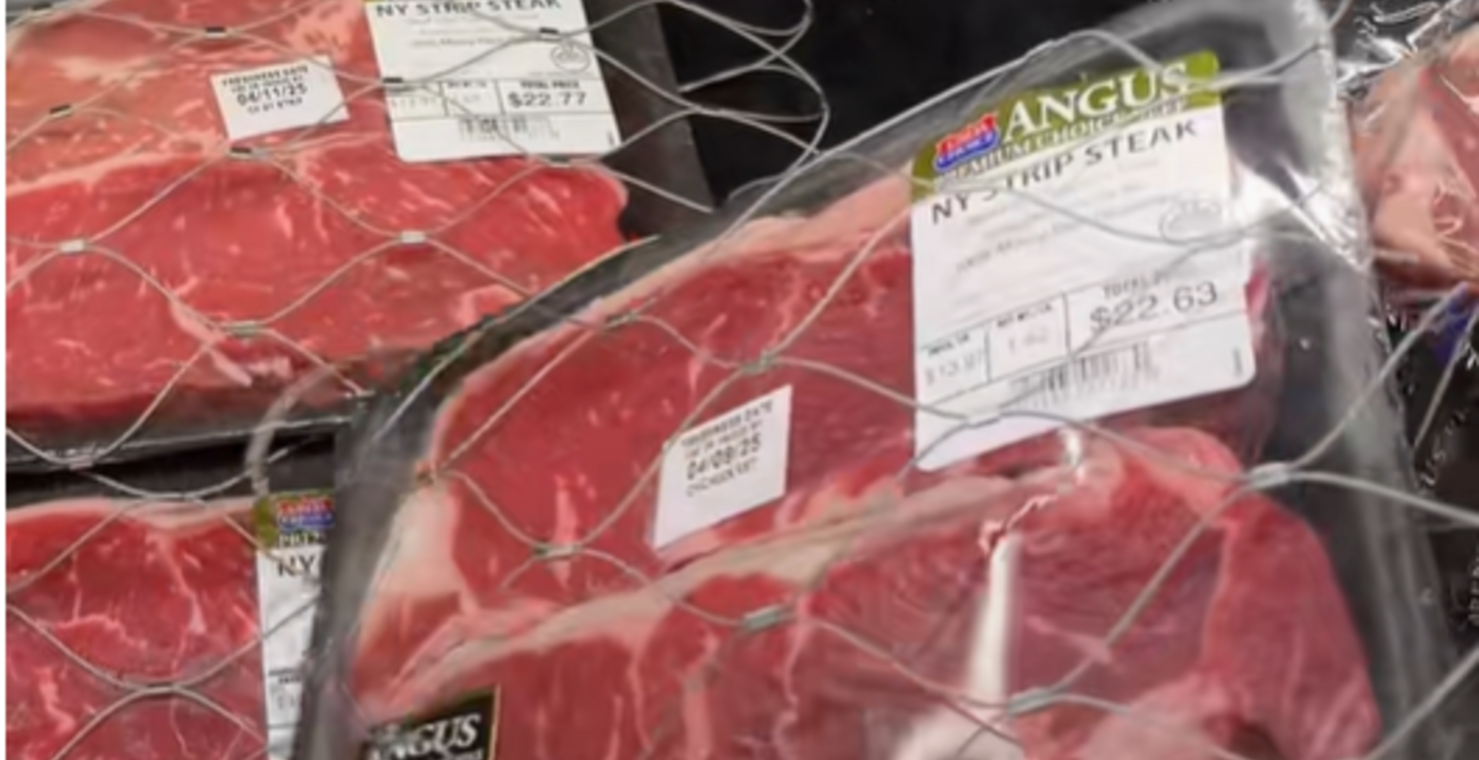 Walmart Shoppers Stunned To Find Anti-Theft Devices On Meats The Steak Locked Up
