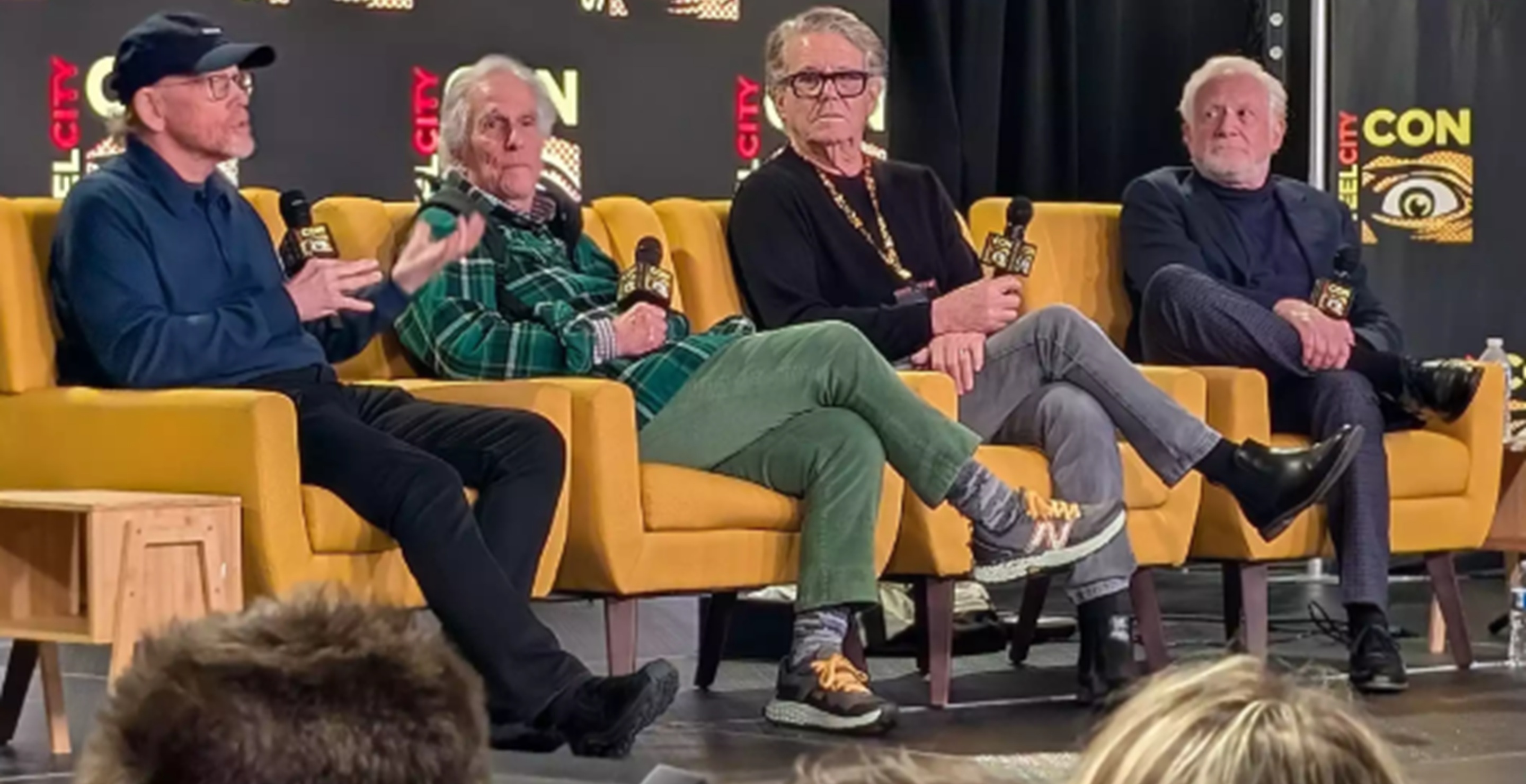 Ron Howard, Henry Winkler, Anson Williams, Don Most, Happy Days stars