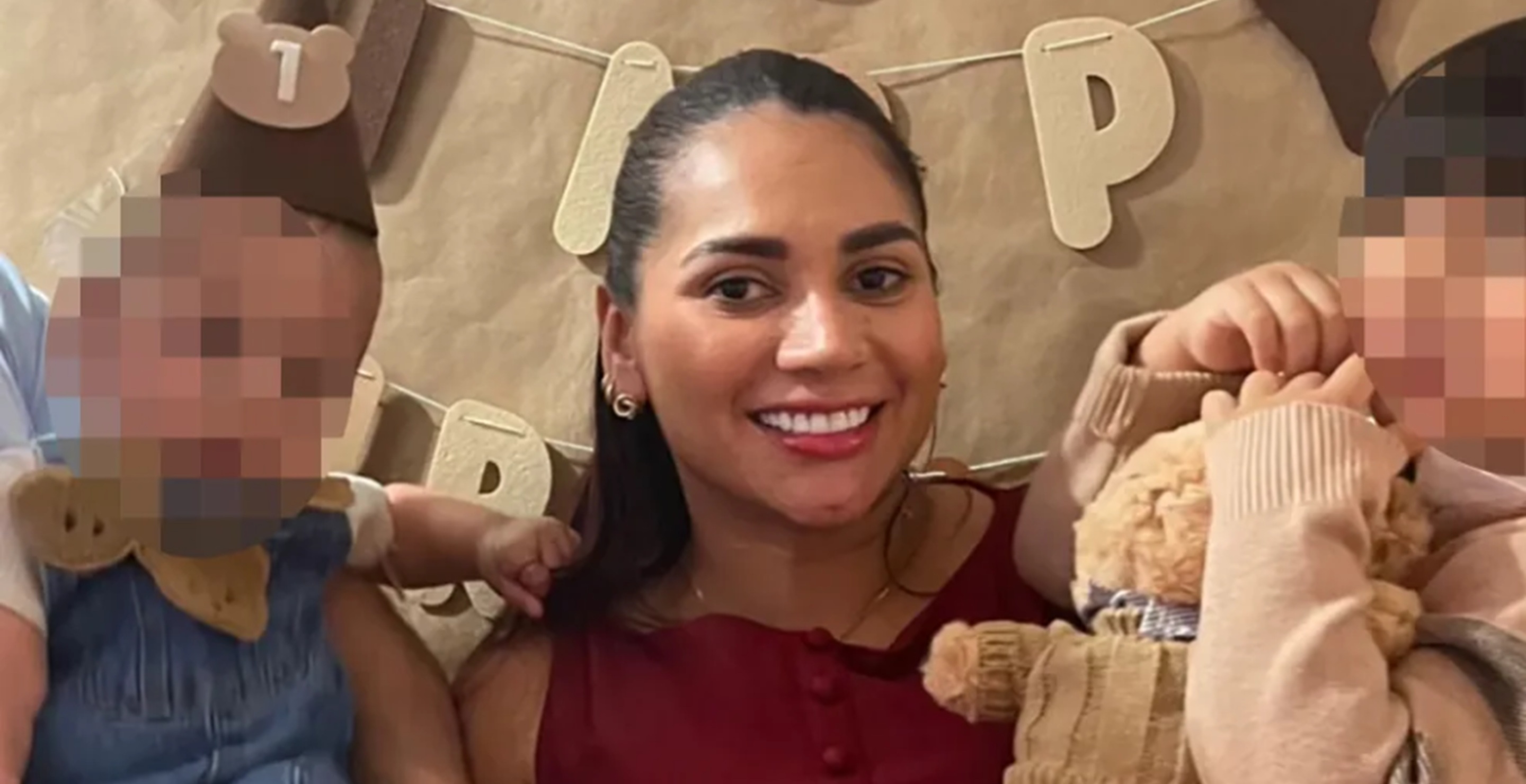 María Paz Peñaloza, mother, butt implants