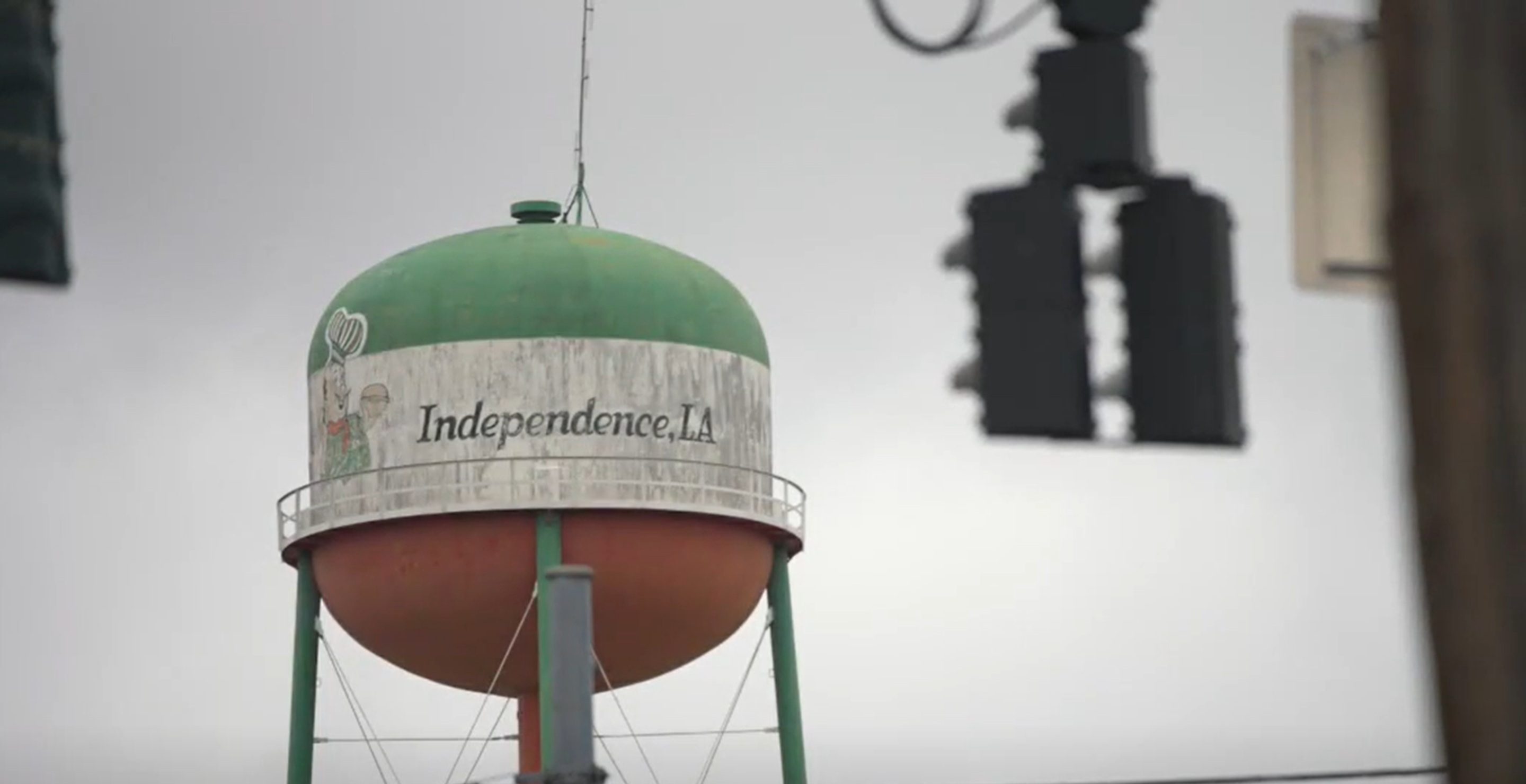 Louisiana, water tower, Independence