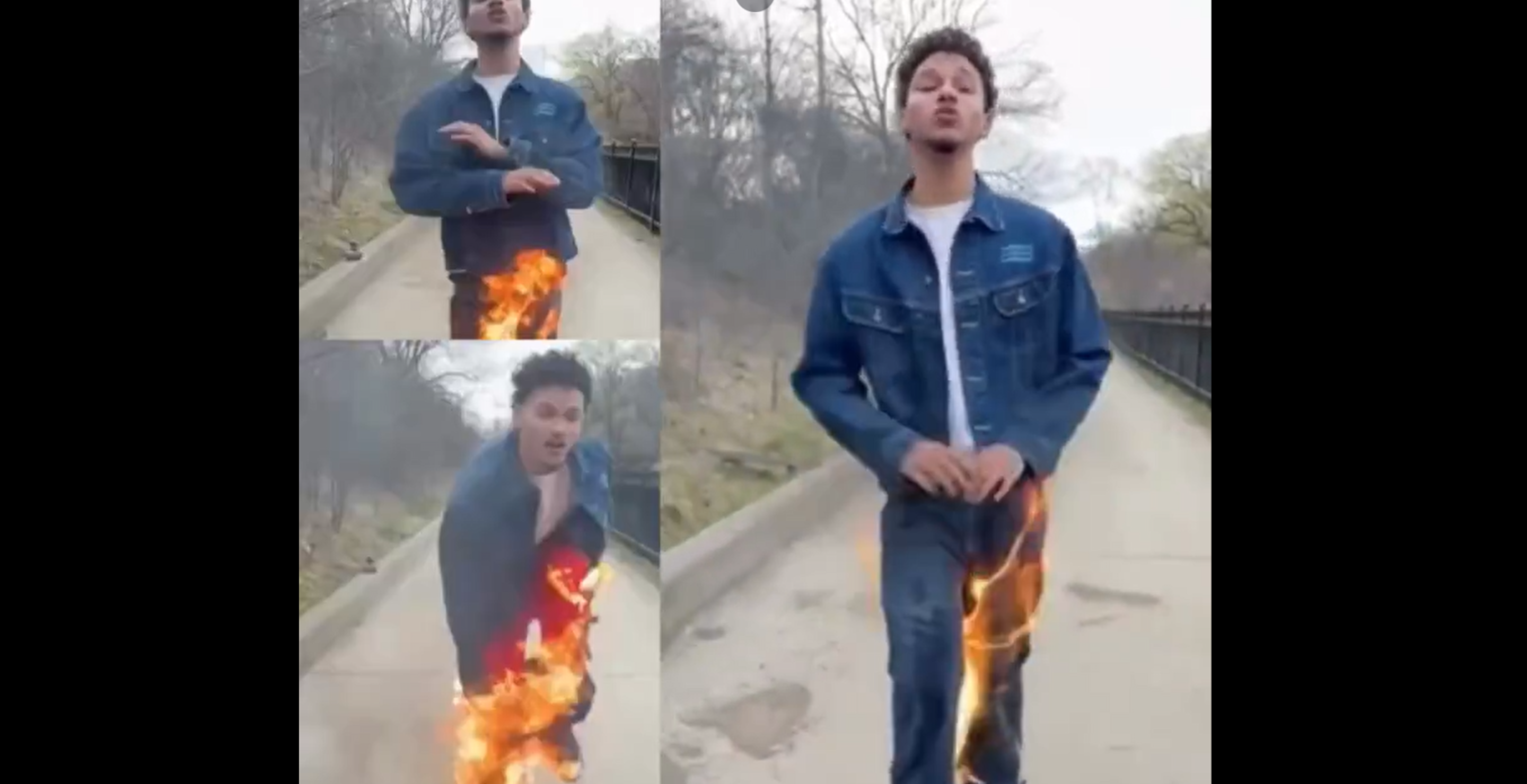 Singer Sets His Pants On Fire To Avoid Paying For Special Effects, It Goes About As Well As Expected