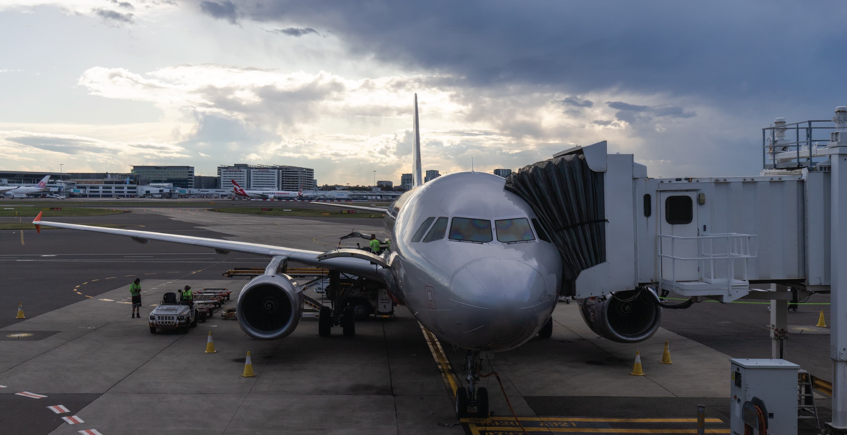 Sydney Airport Plane Aerobridge