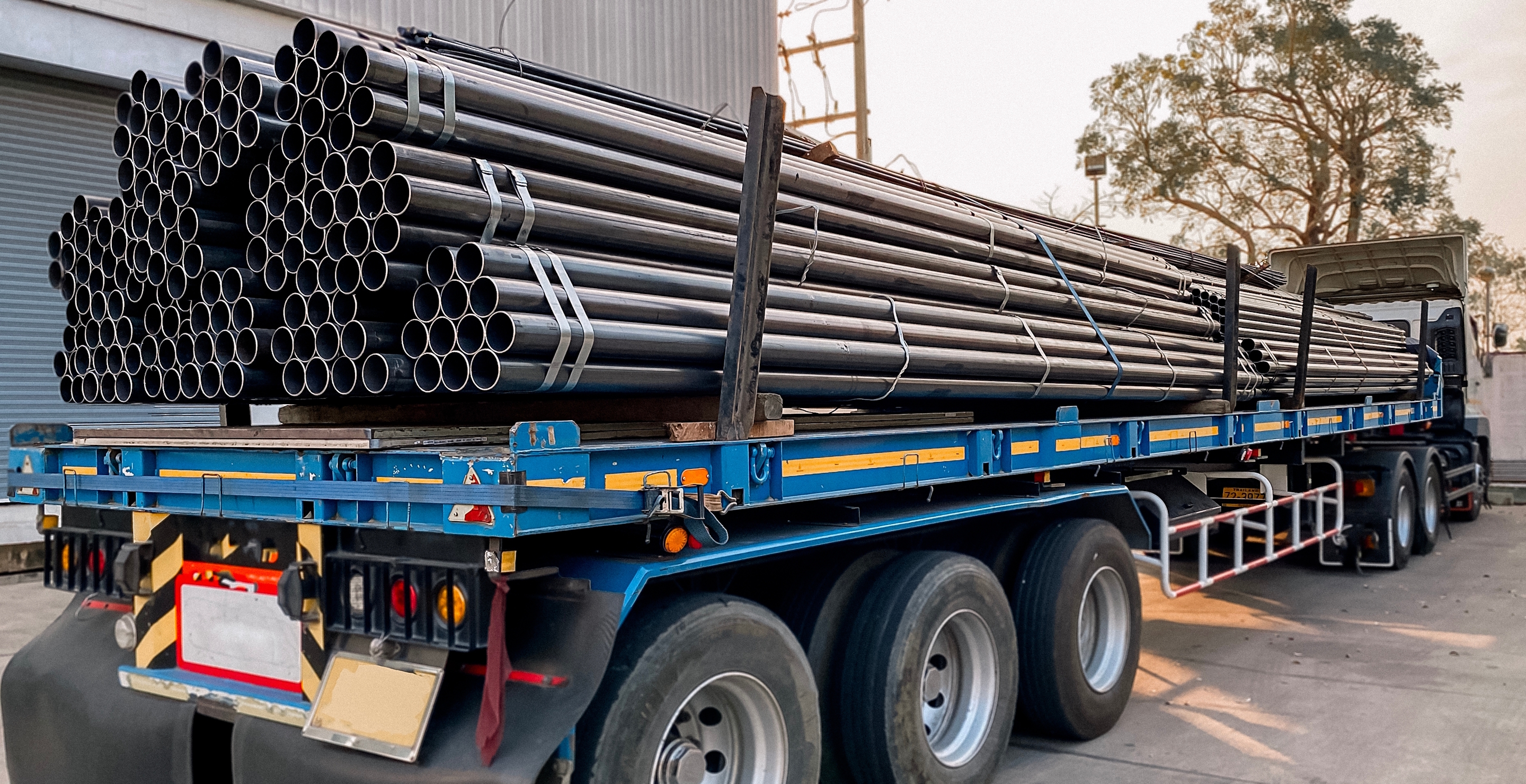 Truck Driver Inches From Death After Steel Beams Smash Through Cab