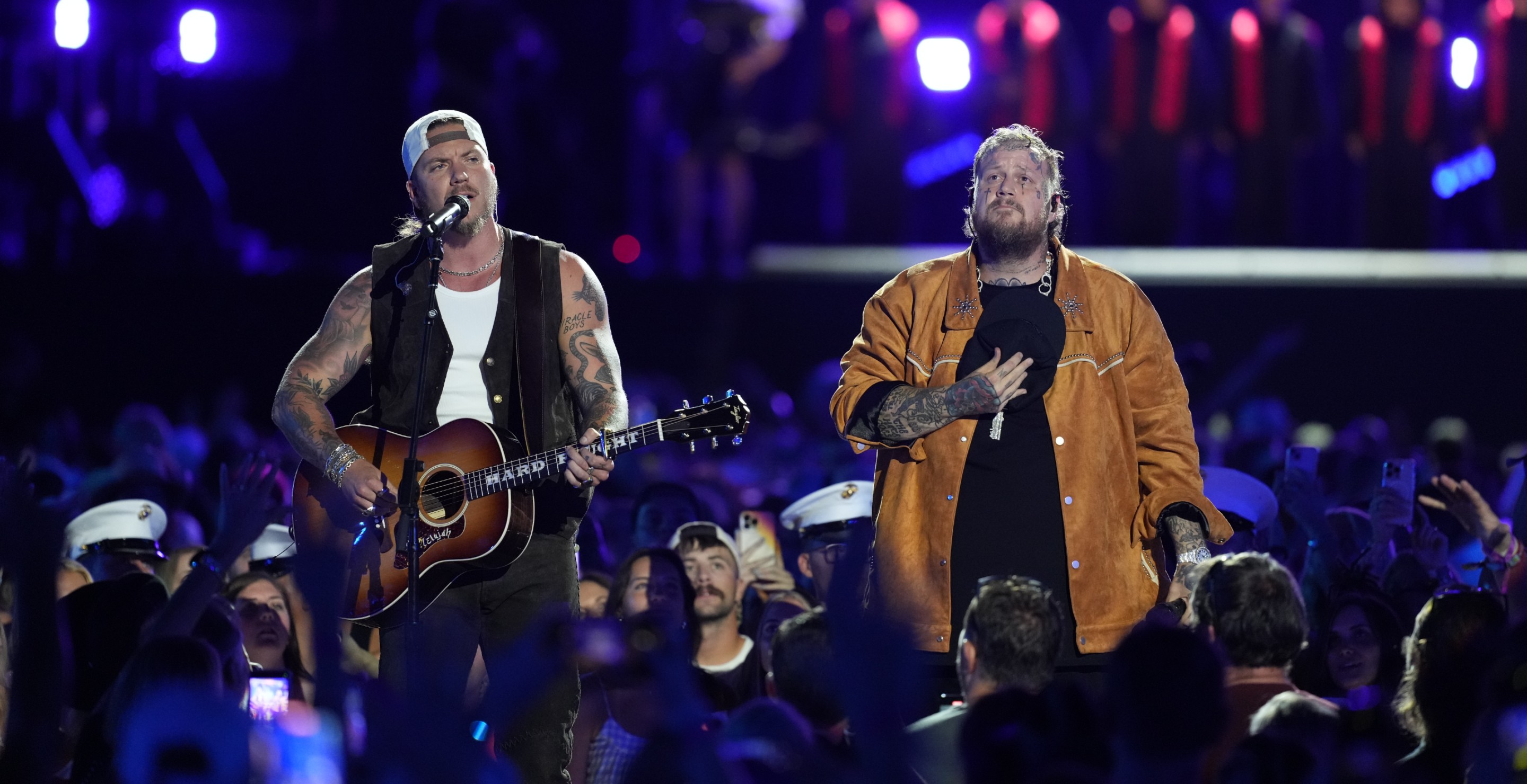 Jelly Roll Boldly Shares His Faith At Nissan Stadium During CMA Fest