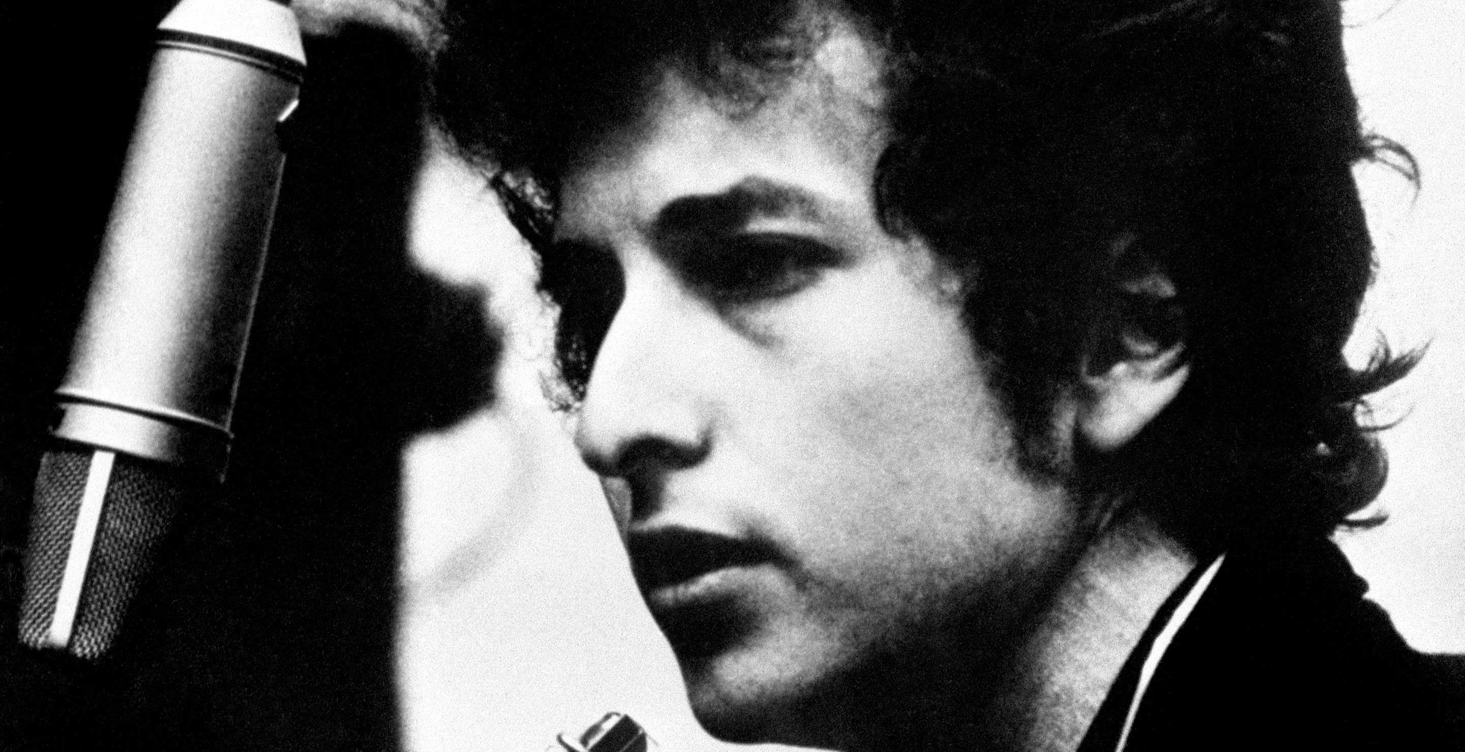 Bob Dylan at his piano