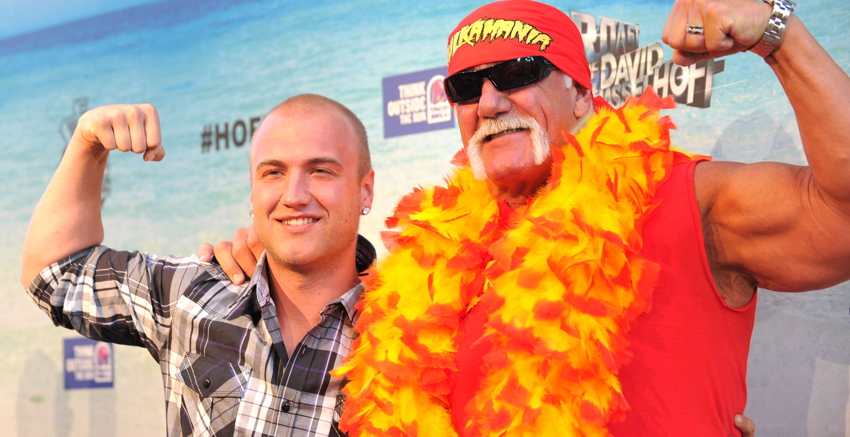 Hulk Hogan and his son Nick Hogan