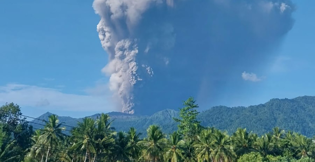Volcano Eruption, Indonesia