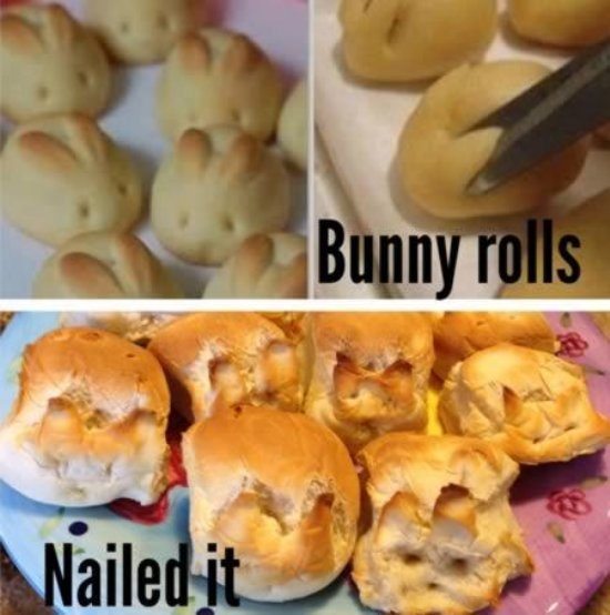 Bunny Roll Fail