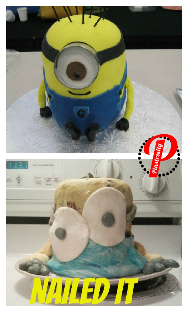Minion Cake Fail