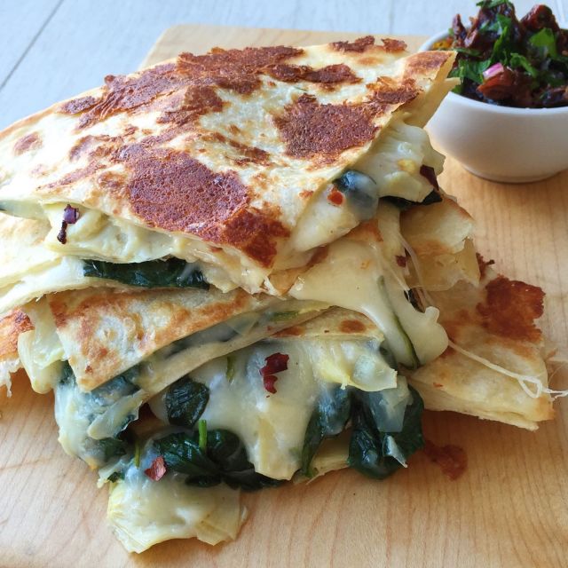 spinach-artichoke-quesadilla