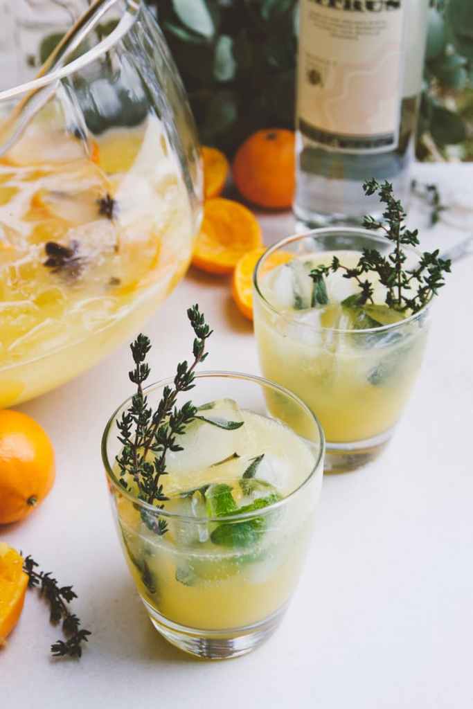 white wine big batch cocktail
