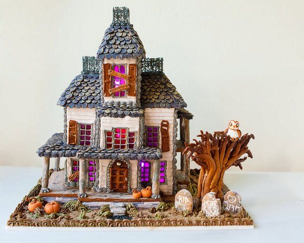 haunted gingerbread house