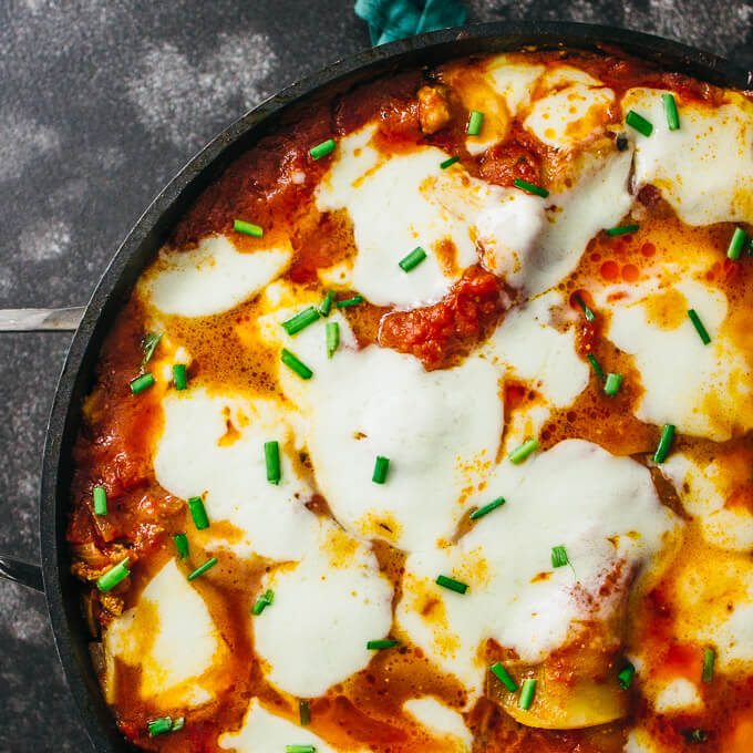 easy-no-bake-skillet-lasagna-1