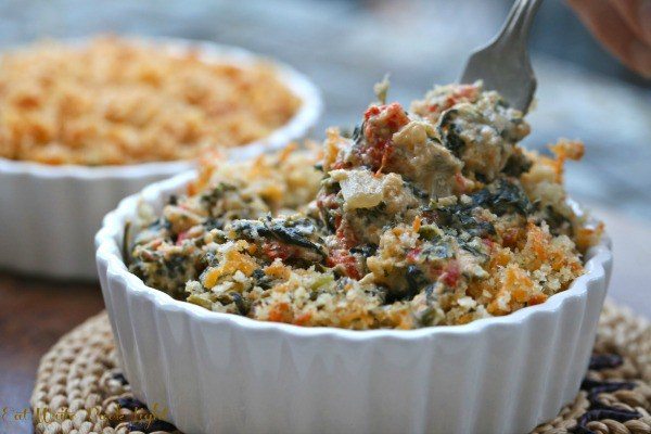 Creamy-Spinach-pimento cheese dip