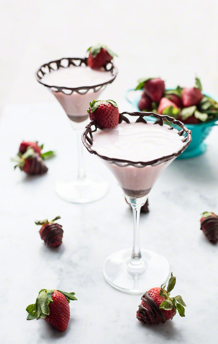 galentine's day strawberry martini