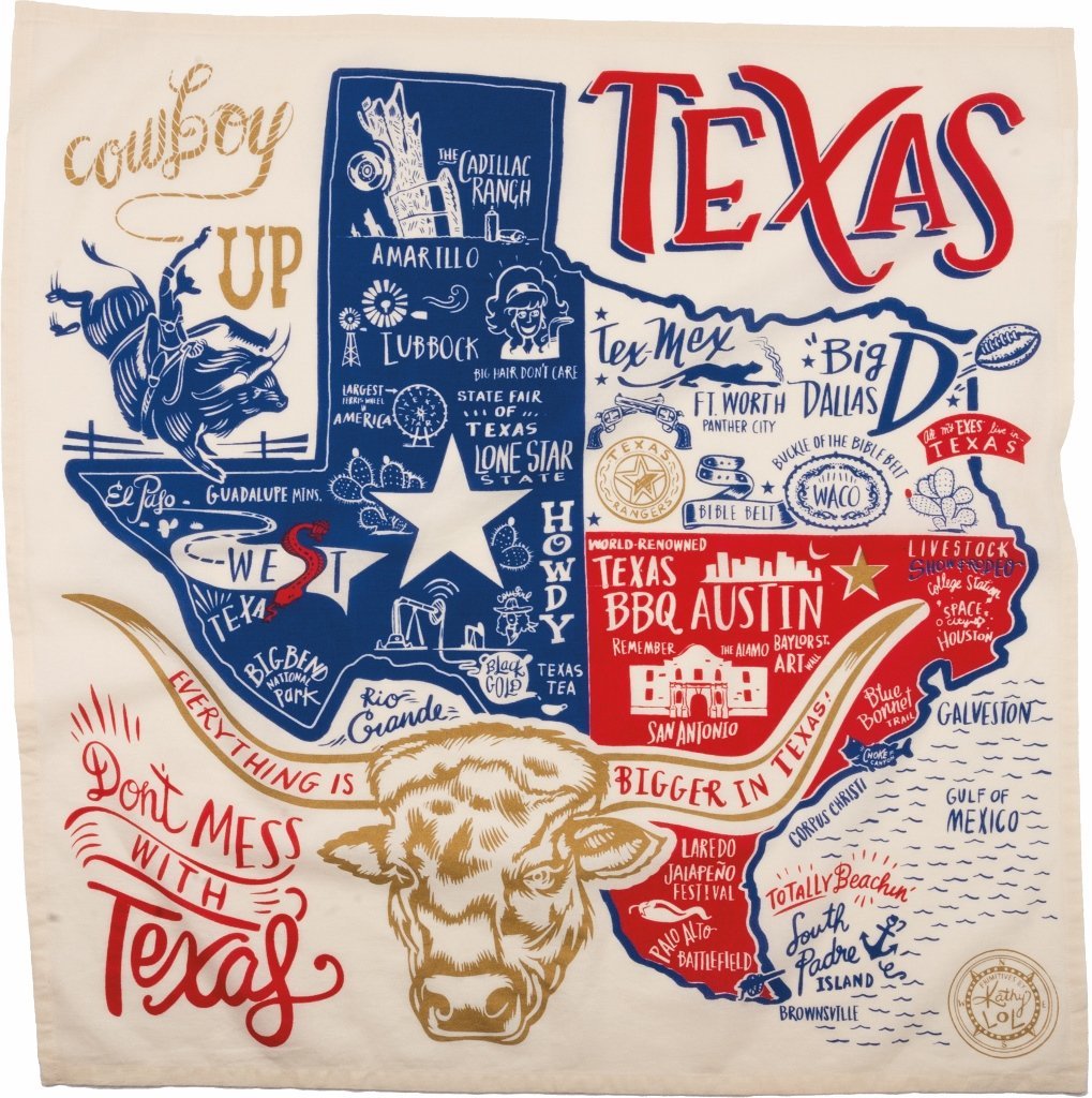 texas-shaped-items