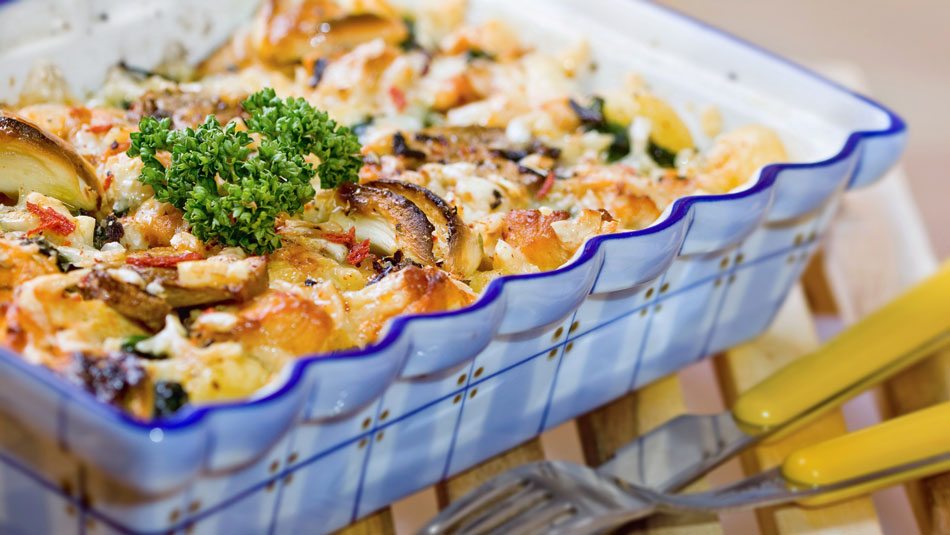 Creamy-Baked-Chicken-Gnocchi-with-Spinach-and-Mushrooms