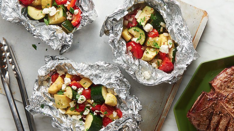 Grilled Veggie Summer Foil Packs