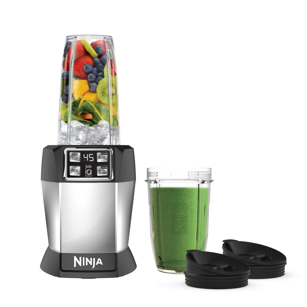 nutri Auto iQ 24 oz. 3-Speed Black High Speed Single Serve Blender
