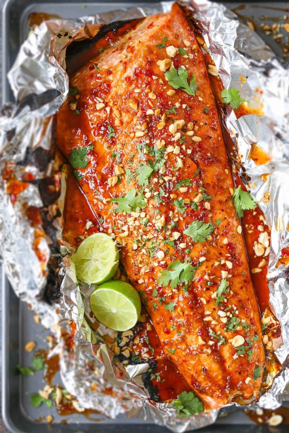 19. Thai Salmon in Foil