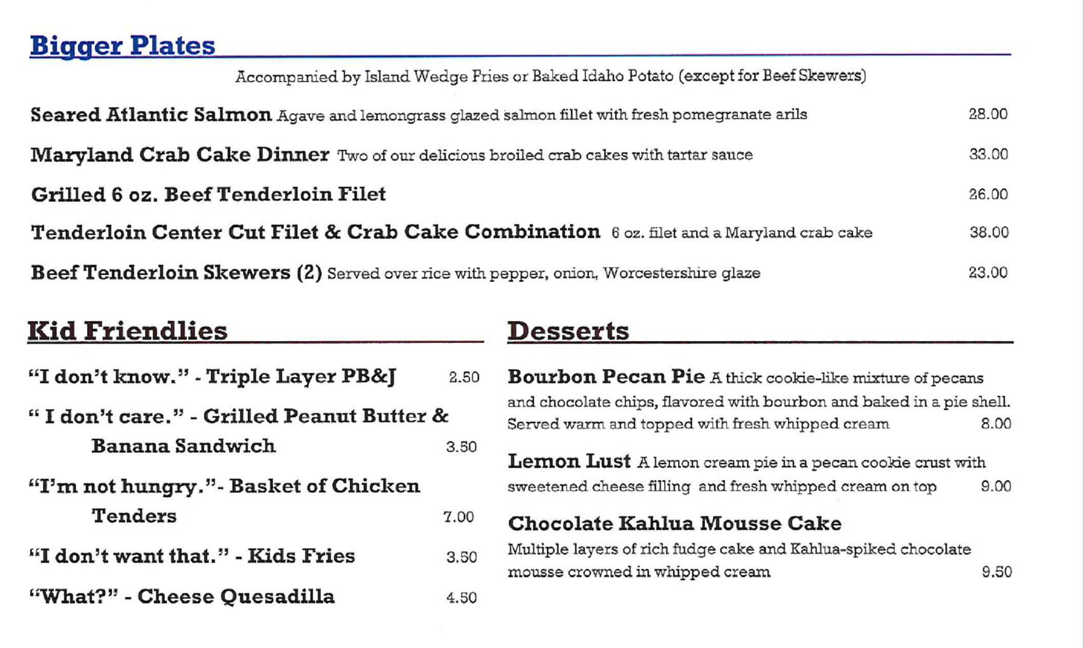 fagers-island-kids-menu