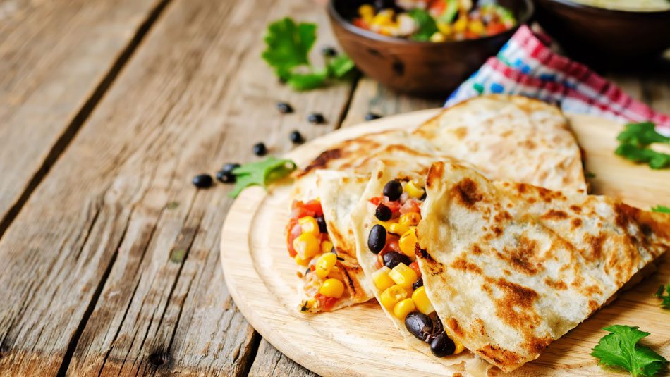 Corn and Black Bean Quesadillas Corn and Black Bean Quesadillas