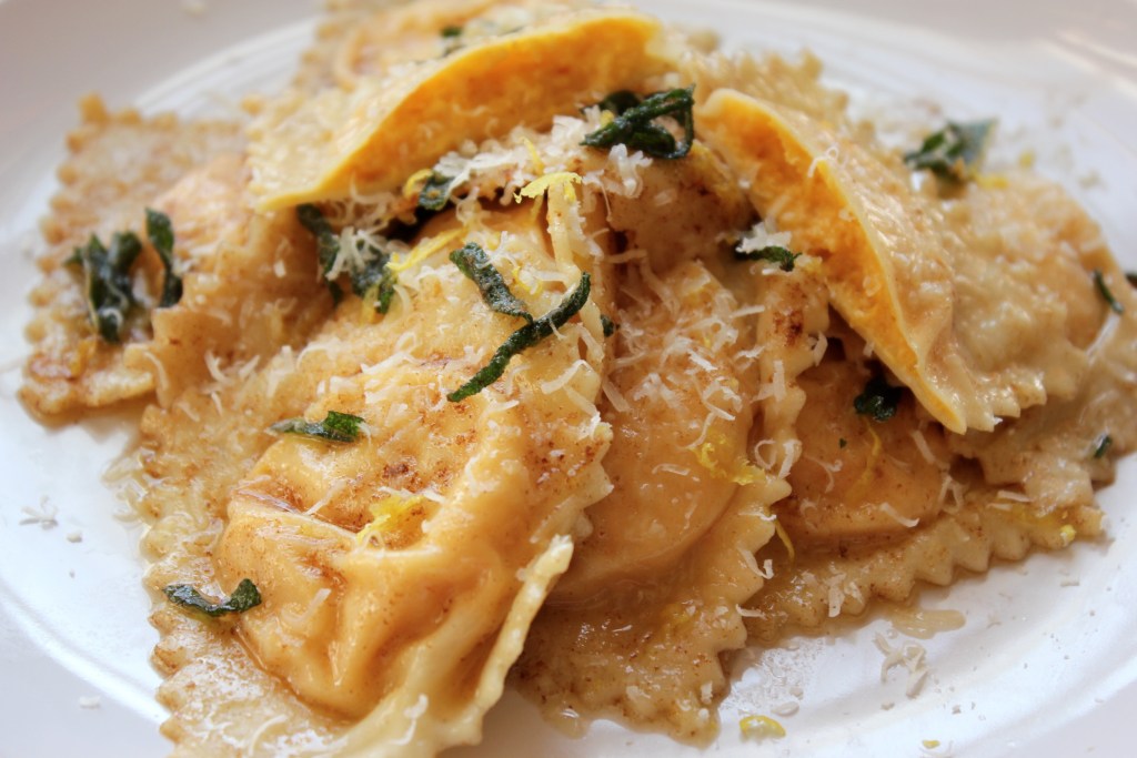 butternut squash ravioli