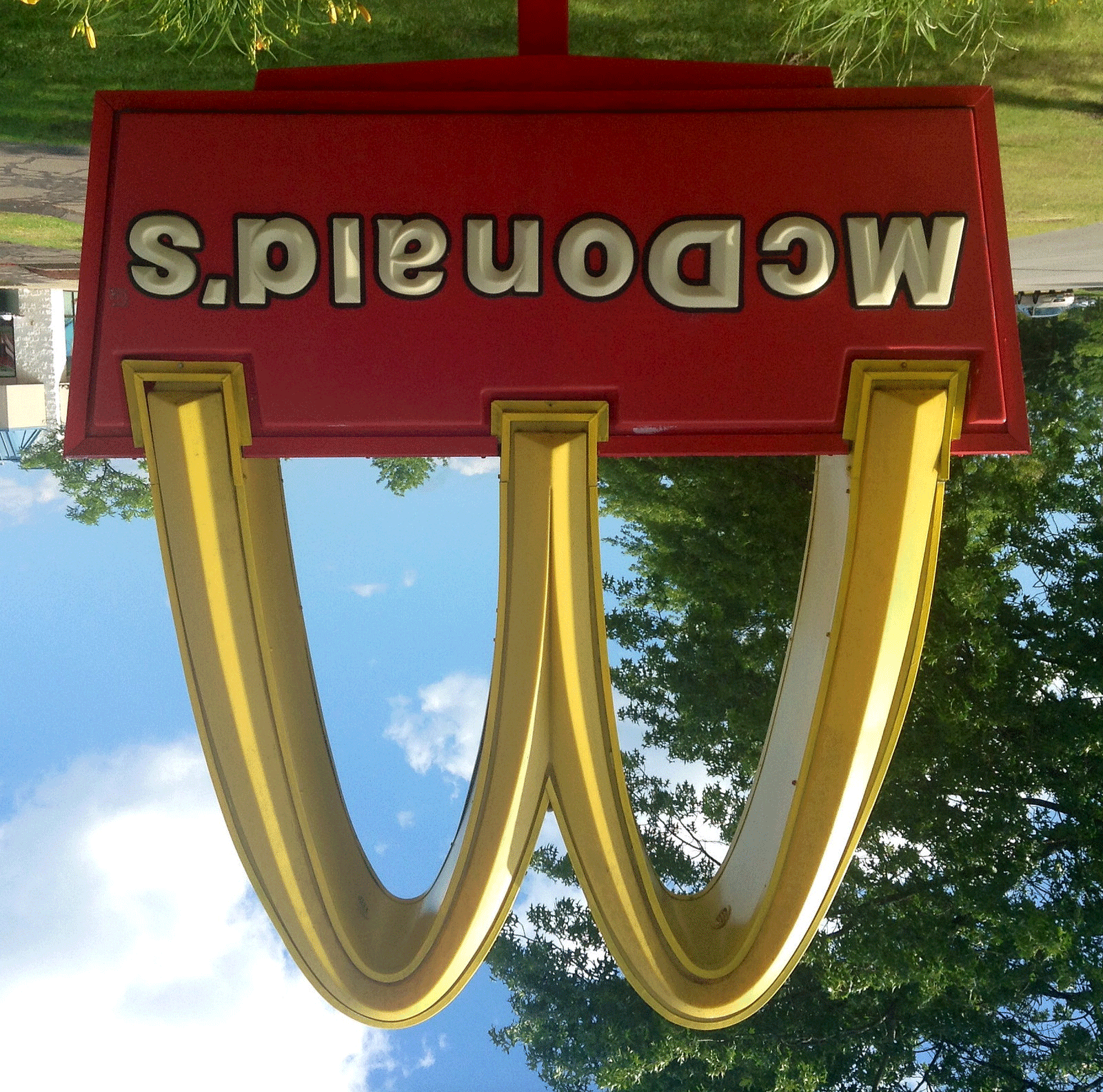 McDonalds Logo Message
