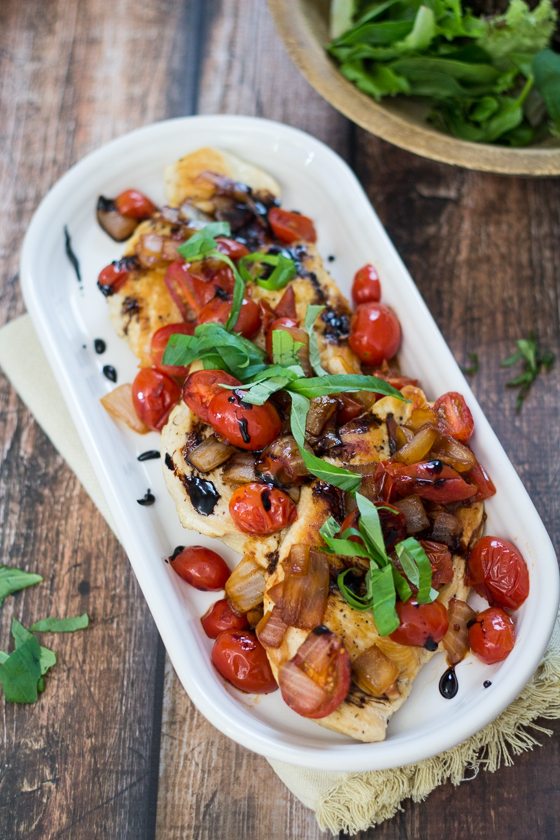 tomato basil chicken