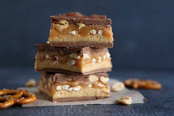 Homemade candy bars