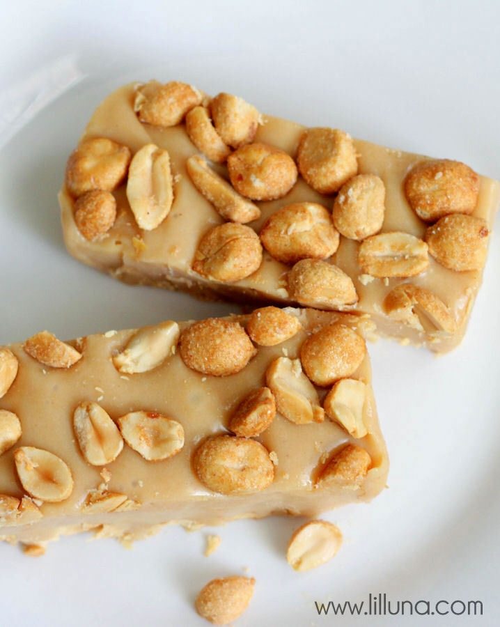 Homemade candy bars 