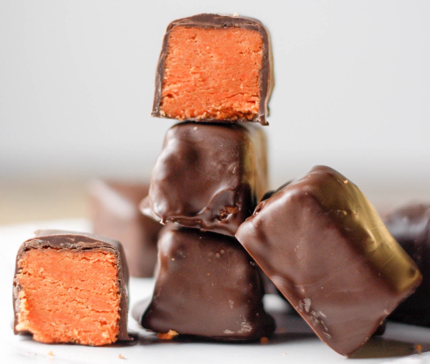 Homemade candy bars