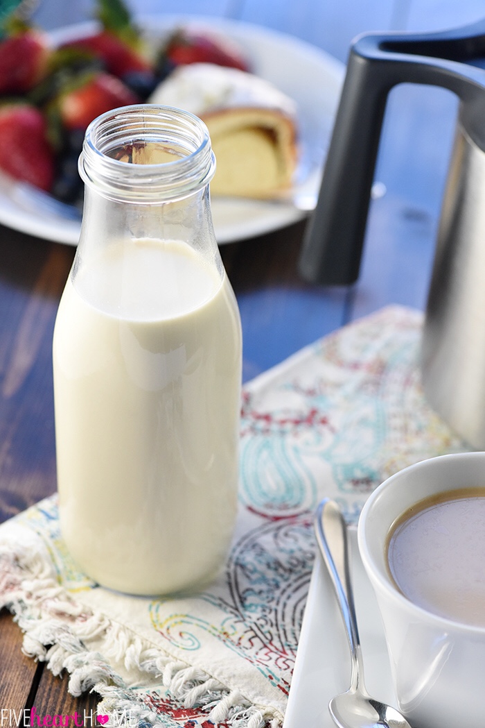 Homemade coffee creamer recipes 