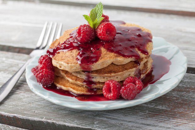 Homemade pancakes
