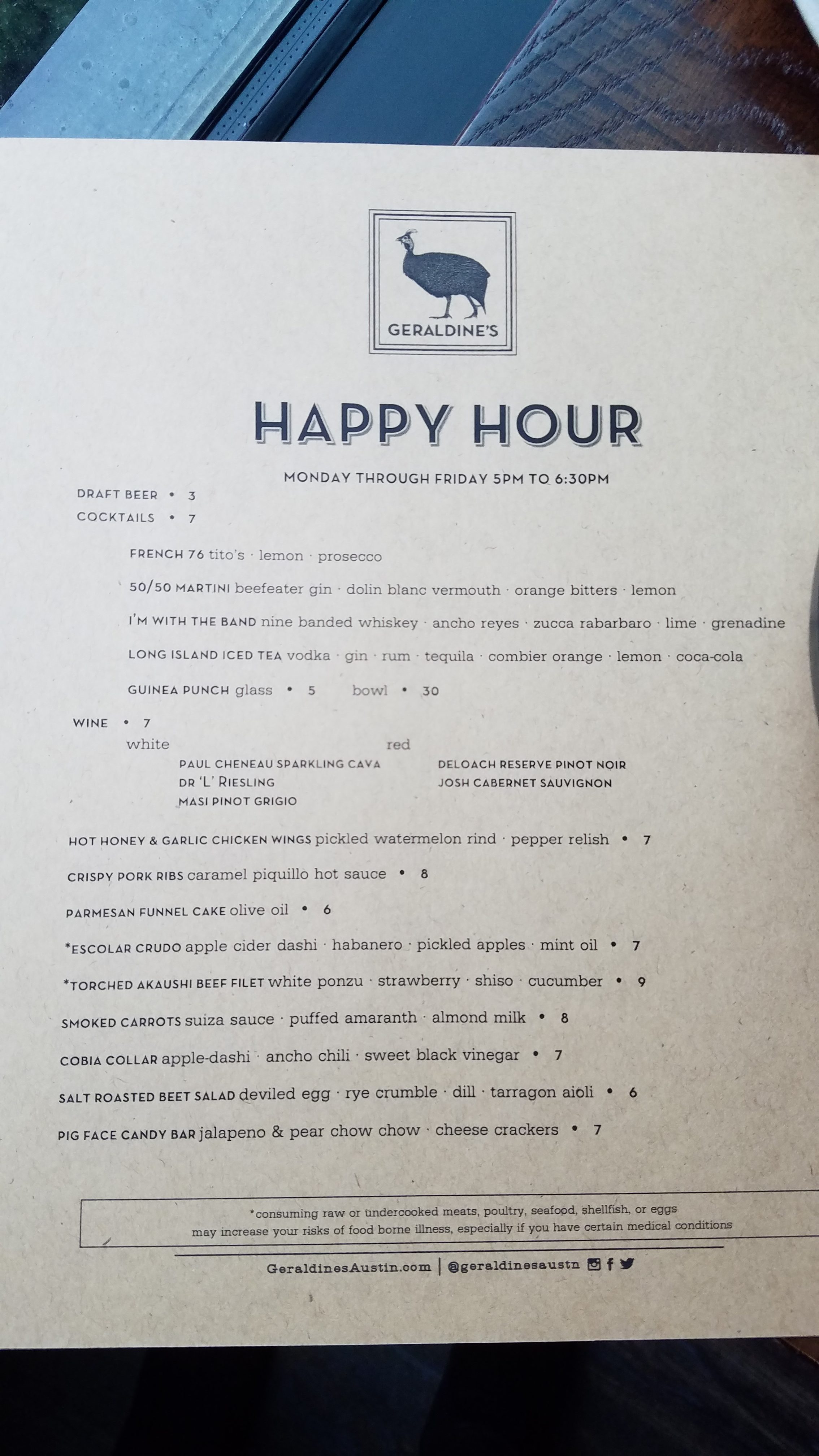HappyHourMenu