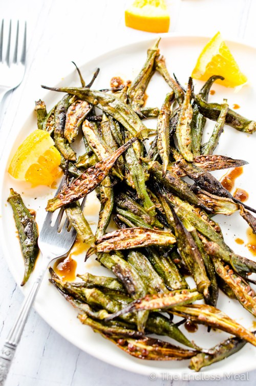 roasted okra