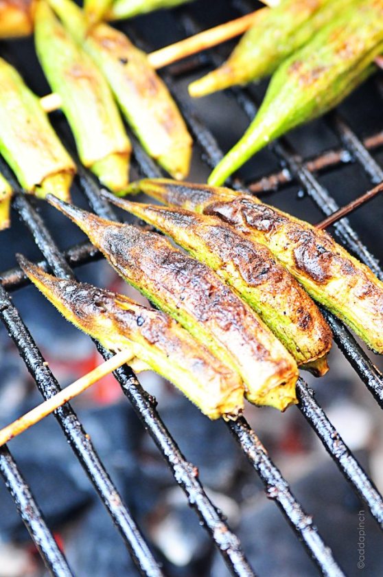 grilled okra