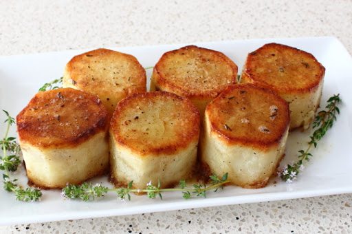 melting potatoes